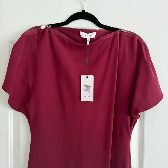 NWT REISS Josie Zip Detail Midi Sheath Dress
NWT - Picture 10 of 11